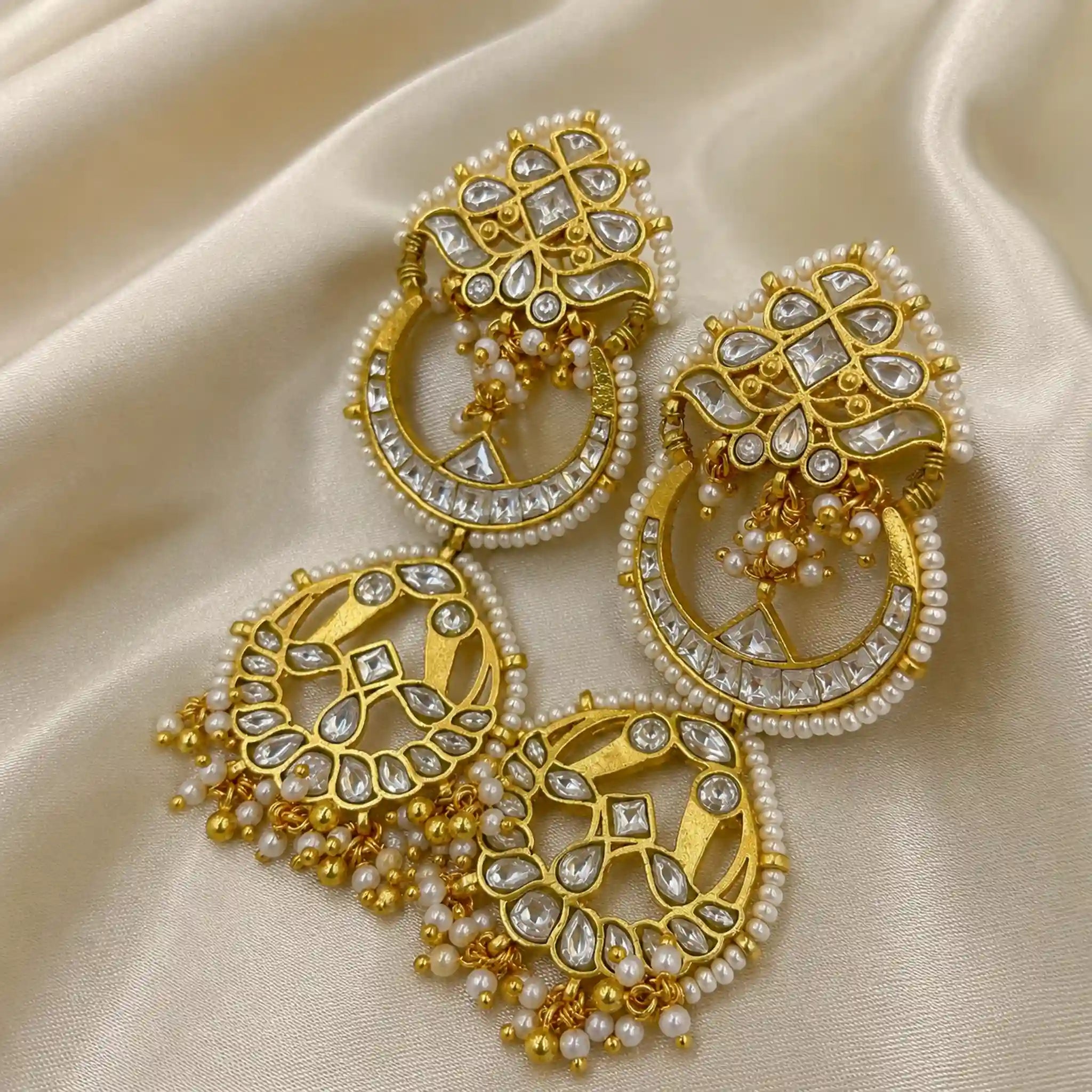 Multicolor Jadau Kundan  Earrings– PJER038