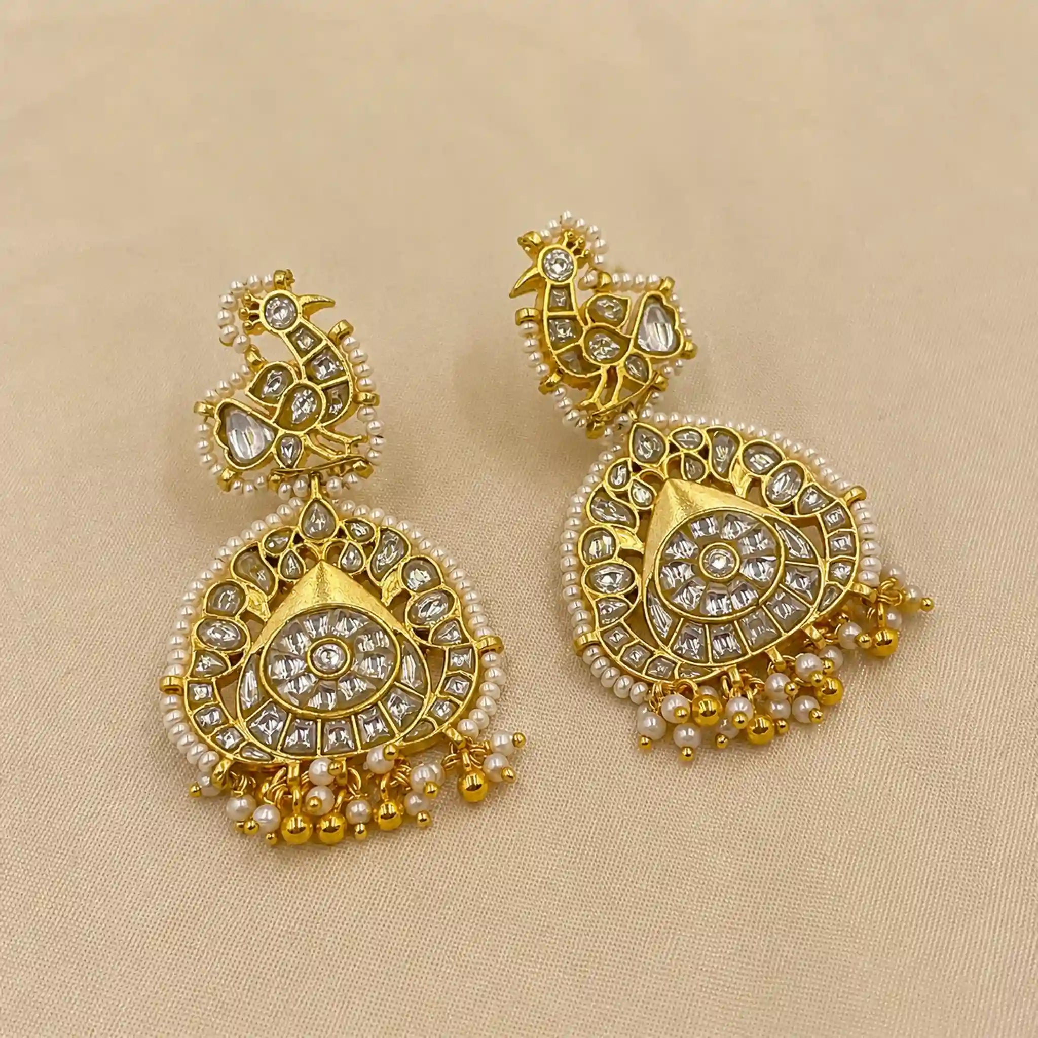 Multicolor Jadau Kundan  Earrings– PJER036