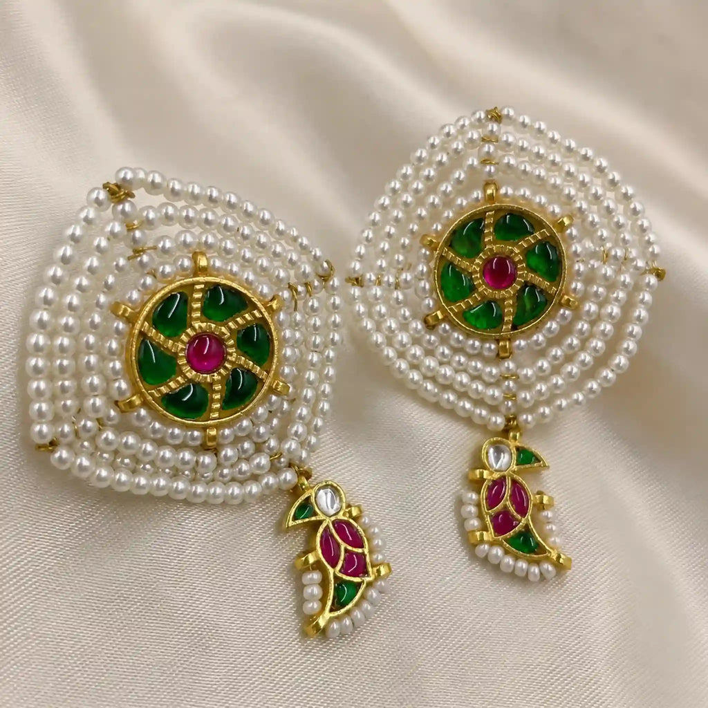 Multicolor Jadau Kundan  Earrings– PJER032