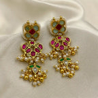 Multicolor Jadau Kundan  Earrings– PJER031