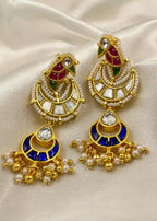 Multicolor Jadau Kundan  Earrings– PJER029