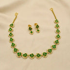 Multicolor Jadau Kundan Necklace & Maathapatti Set – PJNS053