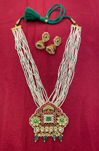 Multicolor Gold Plated Jadau Kundan Necklace Set - PJNS312