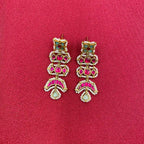Multicolor Gold Plated Jadau Kundan  Earrings– PJER327