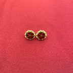 Multicolor Gold Plated Jadau Kundan  Earrings– PJER328