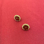 Multicolor Gold Plated Jadau Kundan  Earrings– PJER328