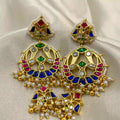 Multicolor Jadau Kundan  Earrings– PJER028