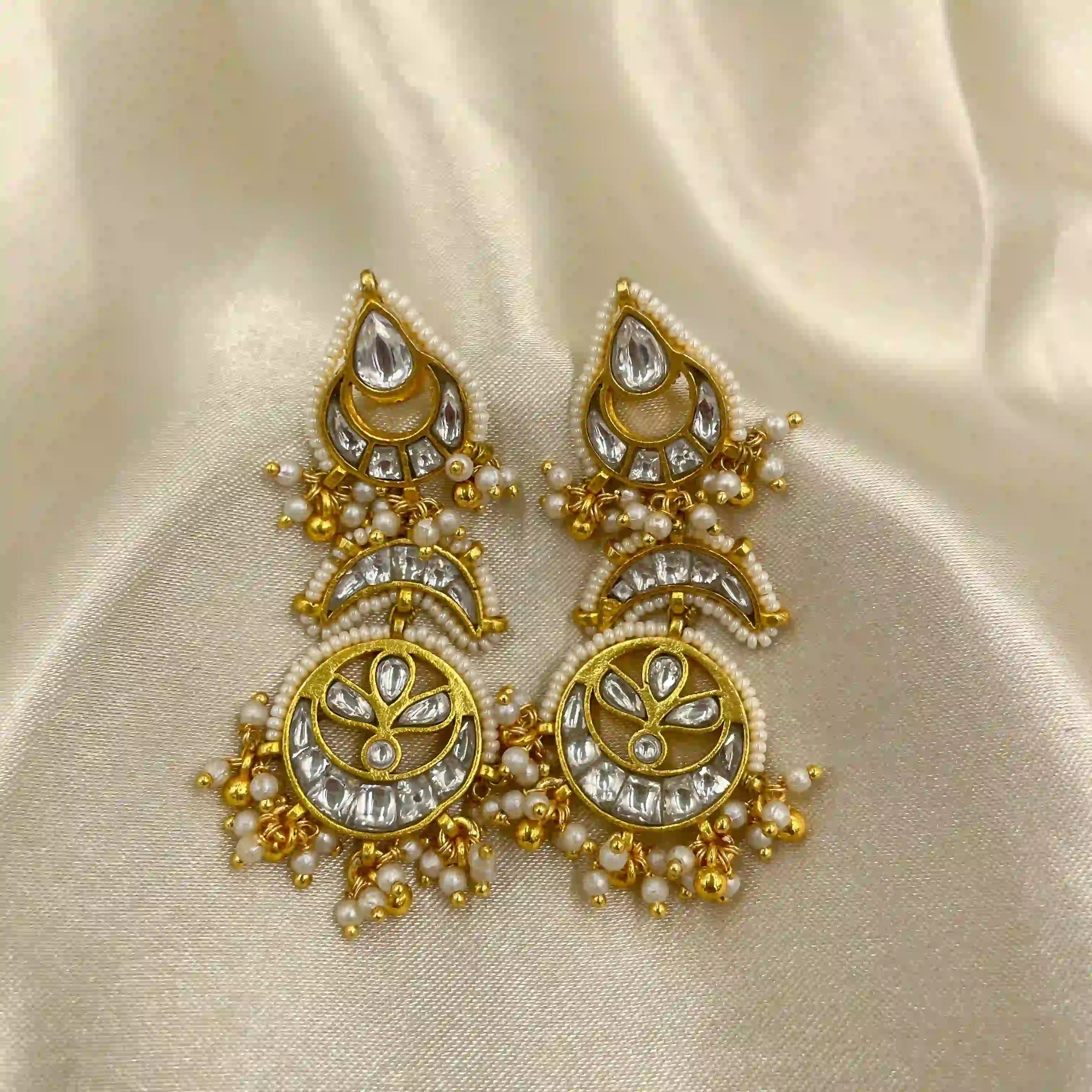 Multicolor Jadau Kundan  Earrings– PJER033
