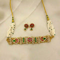 Multicolor Jadau Kundan Necklace Set– PJNS048