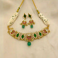 Multicolor Jadau Kundan Necklace Set– PJNS055