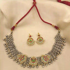 Multicolor Tribal Necklace Set - PJNT069