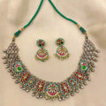 Multicolor Tribal Necklace Set - PJNT066