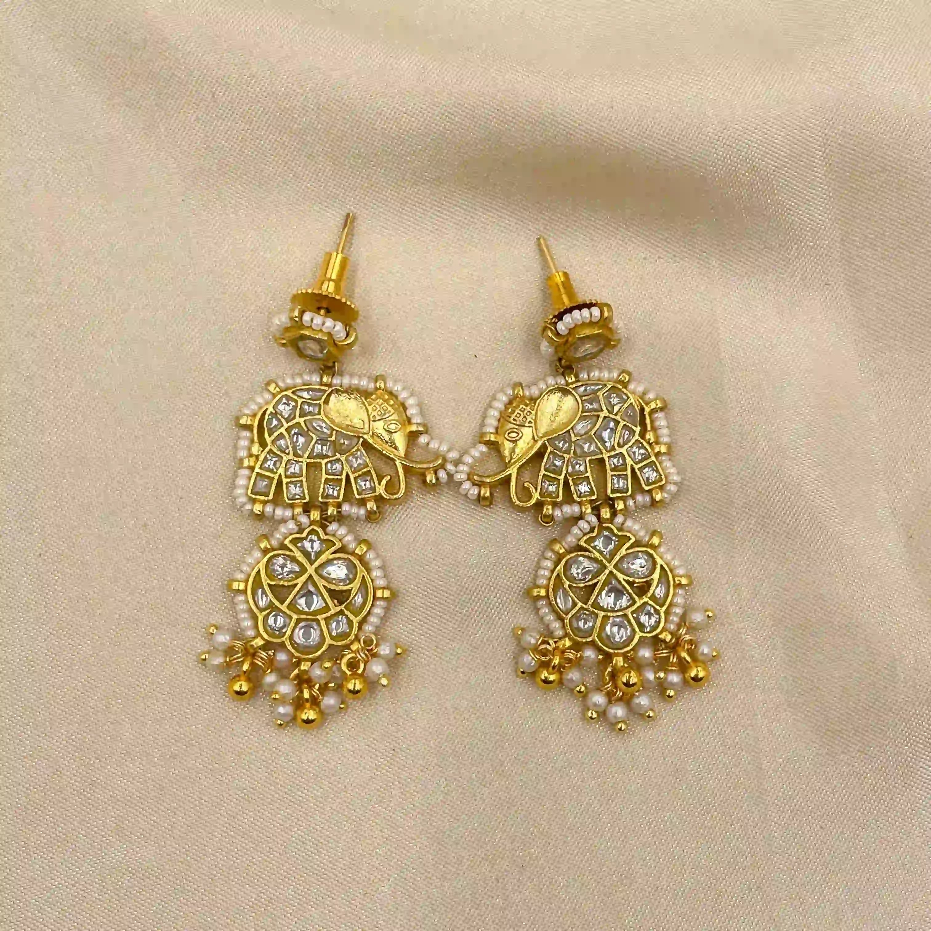 Multicolor Jadau Kundan  Earrings– PJER026