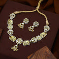 Multicolor Jadau Kundan Necklace Set – PJNS019