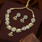 Multicolor Jadau Kundan Necklace Set – PJNS019