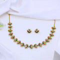 Multicolor Jadau Kundan Necklace & Maathapatti Set – PJNS010