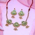 Multicolor Jadau Kundan Necklace Set – PJNS042