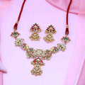 Multicolor Jadau Kundan Necklace Set-PJNS03