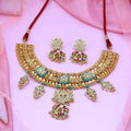 Multicolor Jadau Kundan Necklace Set-PJNS07