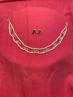 MultiColor Jadau Kundan Necklace Set - PJB309